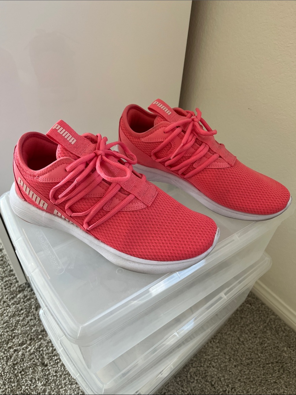 Puma Women’s Coral Pink Athletic Sneakers